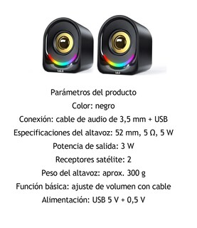 Foto 4 | Bocinas para Computadora Lab.G