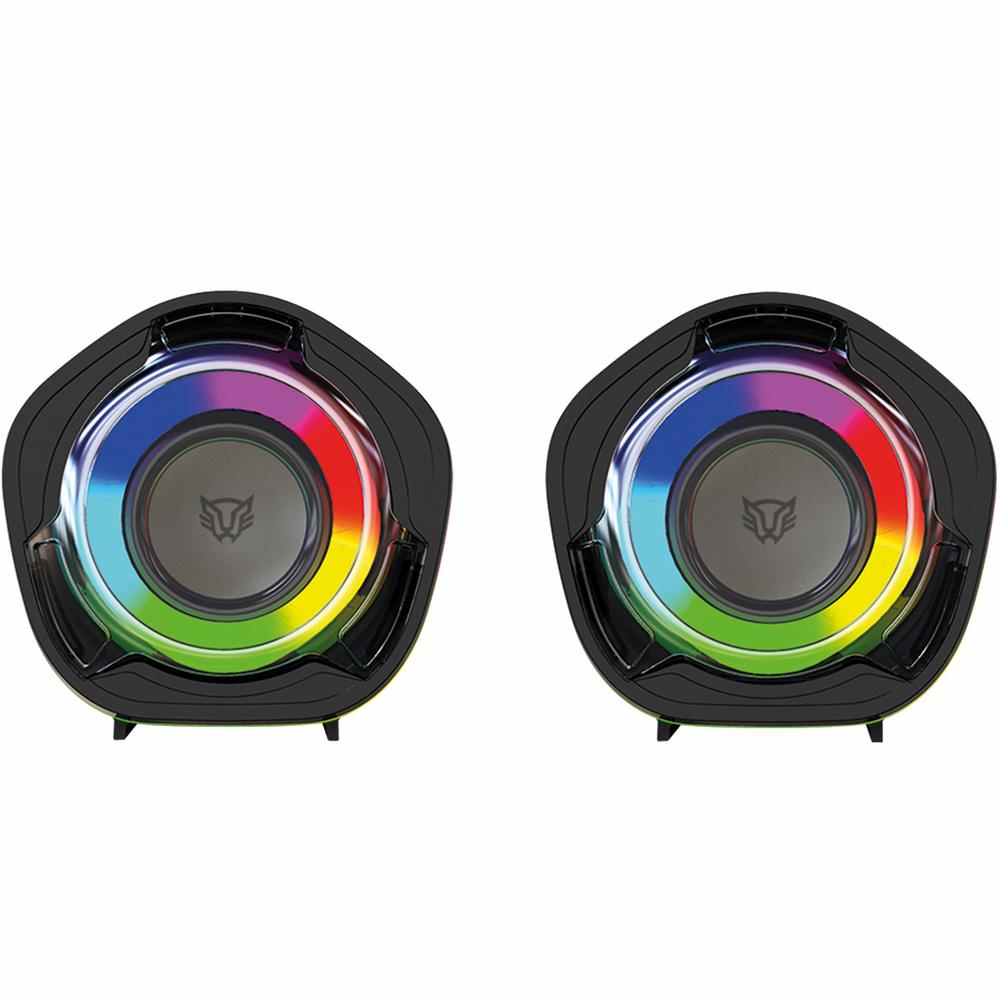 Foto 2 pulgar | Bocinas Gamer Balam Rush Glimm Penta Bg545 Inalambrica Rgb Sonido Estereo 2.0 Usb + Bt 5.0 Negro Br-