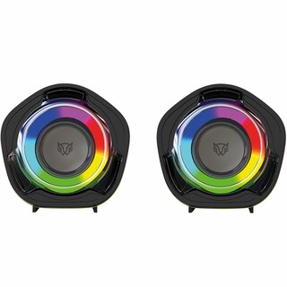 Foto 1 | Bocinas Gamer Balam Rush Glimm Penta Bg545 Inalambrica Rgb Sonido Estereo 2.0 Usb + Bt 5.0 Negro Br-