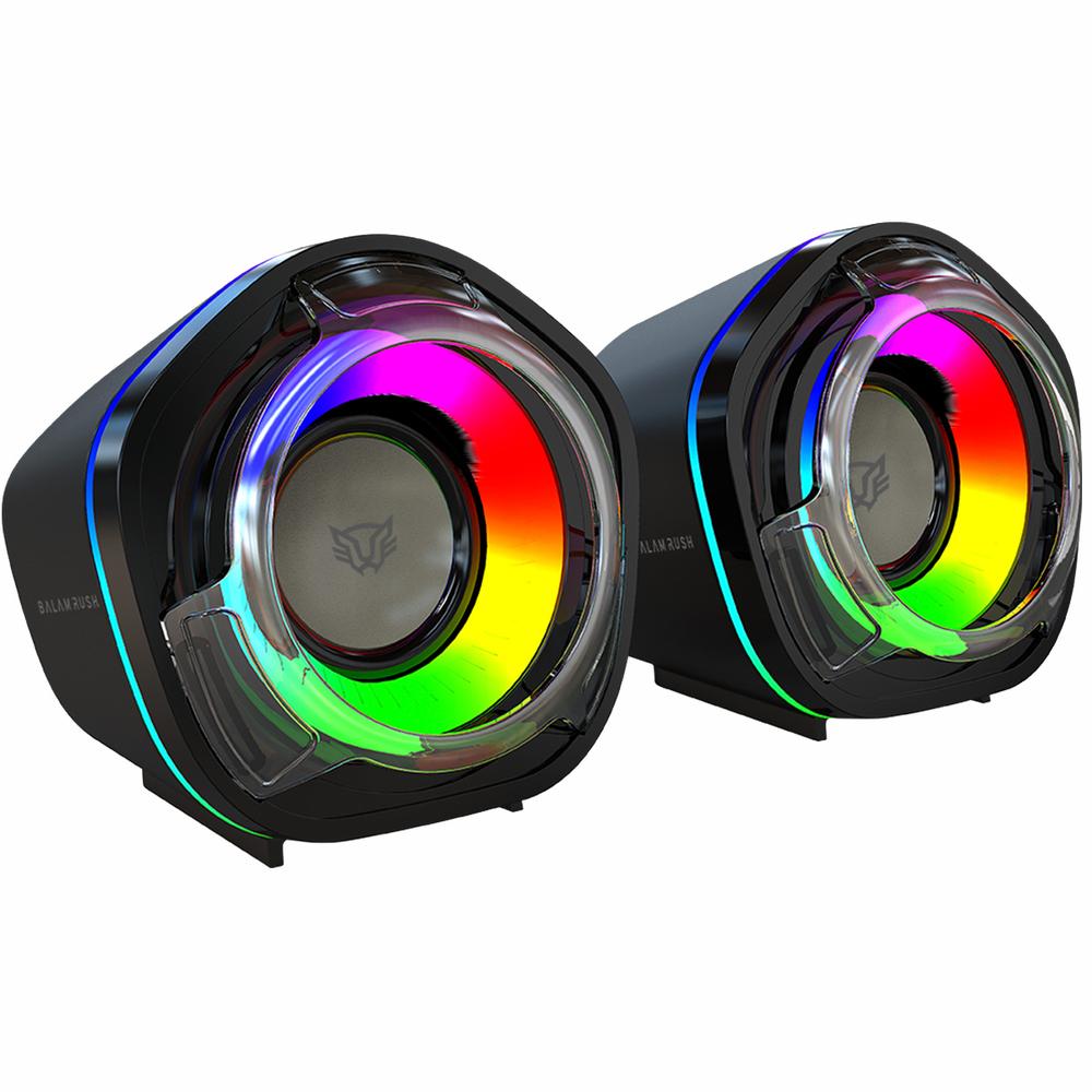 Foto 4 pulgar | Bocinas Gamer Balam Rush Glimm Penta Bg545 Inalambrica Rgb Sonido Estereo 2.0 Usb + Bt 5.0 Negro Br-