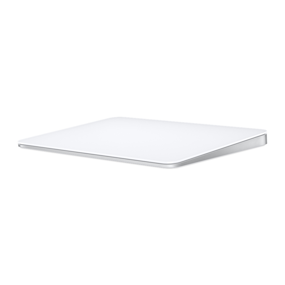 Apple Magic Trackpad, Bluetooth, Alámbrico/inalámbrico, Plata/blanco