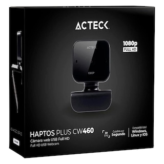 Foto 6 | Cámara Web Acteck Haptos CW460 Negra Full HD 1080p 30fps Micrófono