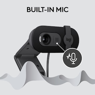 Foto 5 | Venta Internacional - Cámara Web Logitech Brio 101 Full Hd 1080p Negra para Reuniones
