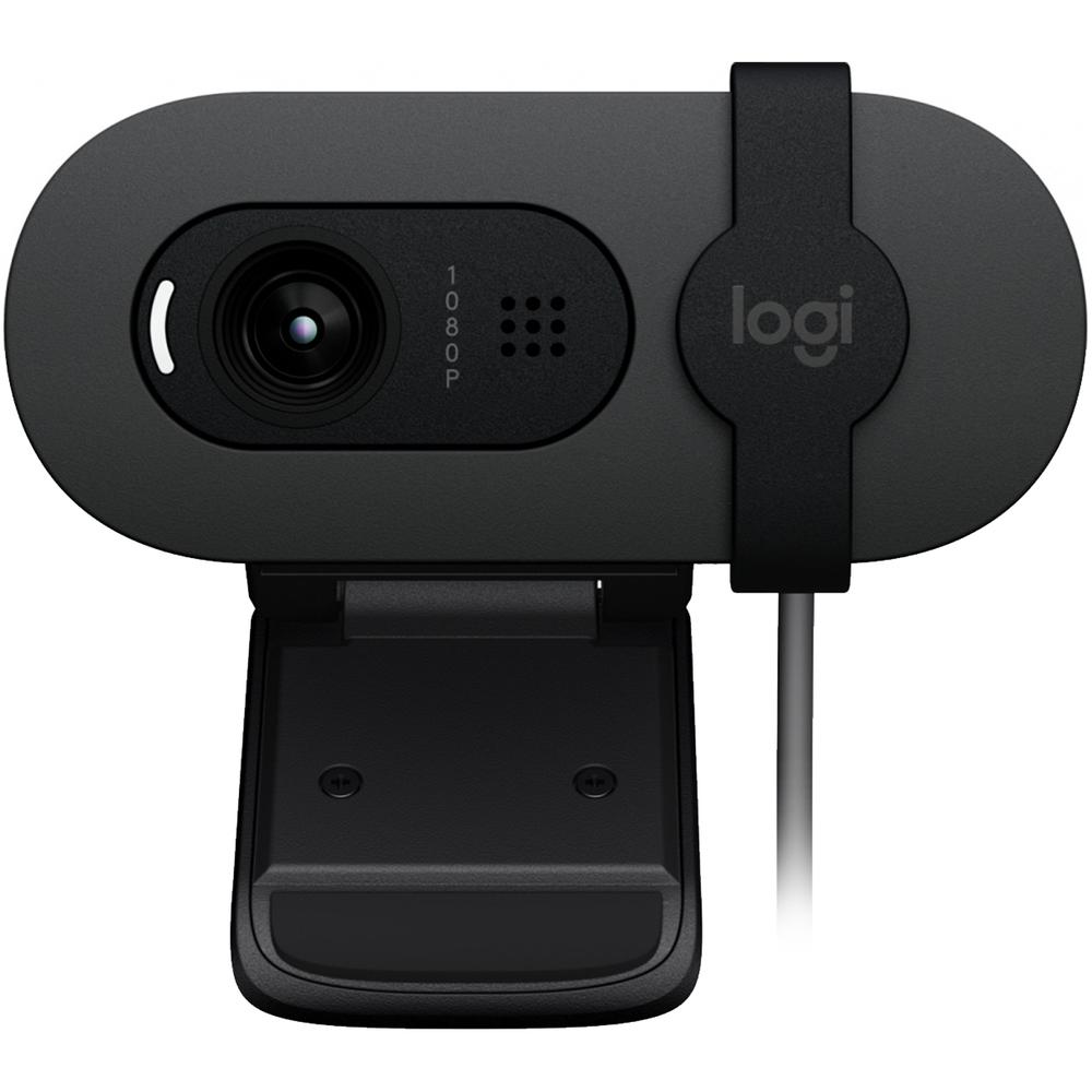 Webcam Logitech Brio 100 Full Hd 1080p Usb Microfono Integrado Grafito $1,199