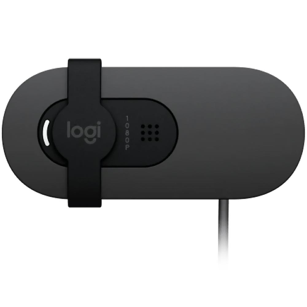 Foto 6 pulgar | Webcam Logitech Brio 100 Full Hd 1080p Usb Microfono Integrado Grafito