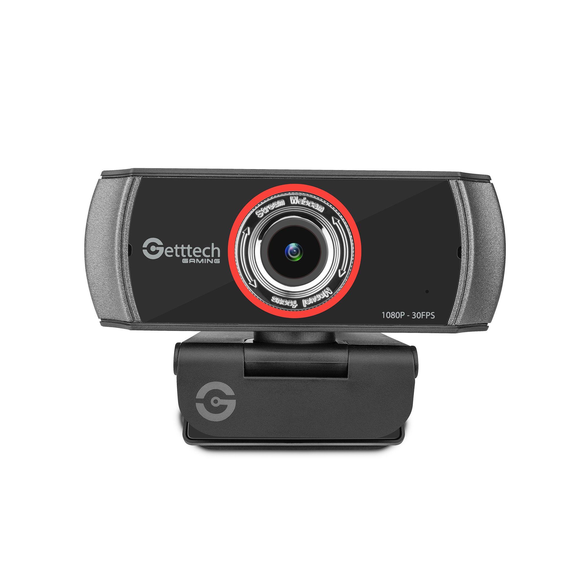 Foto 2 pulgar | Camara Para Streaming Getttech Gpw-fhdmf-g1 Full Hd 1080p A 30 Fps 100° Balance Automatizado 2 Micrófonos Sin Ruid