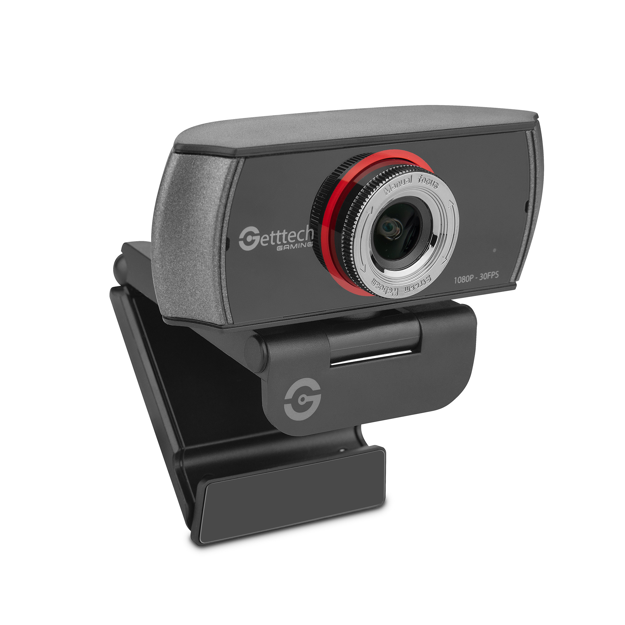 Foto 3 pulgar | Camara Para Streaming Getttech Gpw-fhdmf-g1 Full Hd 1080p A 30 Fps 100° Balance Automatizado 2 Micrófonos Sin Ruid