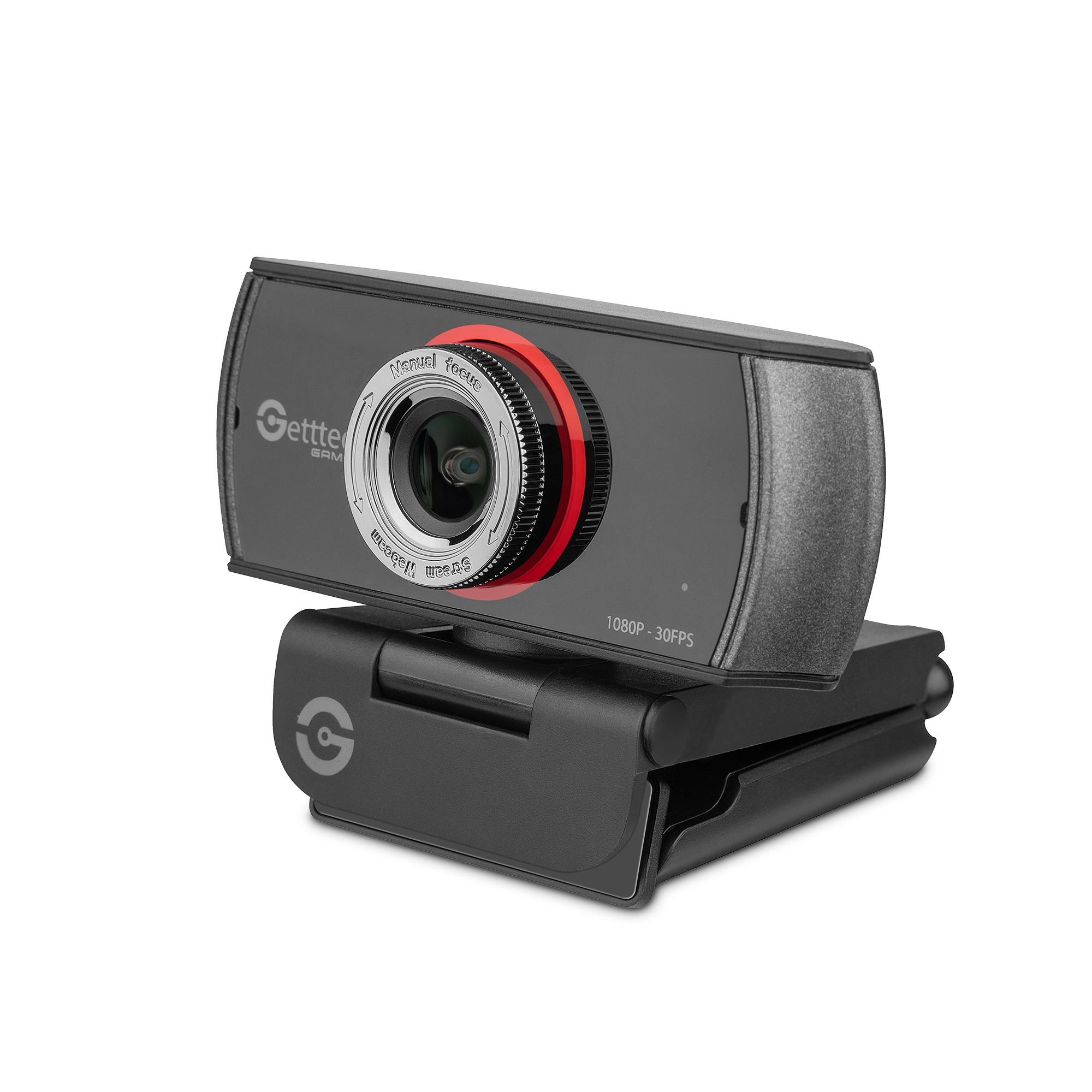 Foto 4 pulgar | Camara Para Streaming Getttech Gpw-fhdmf-g1 Full Hd 1080p A 30 Fps 100° Balance Automatizado 2 Micrófonos Sin Ruid