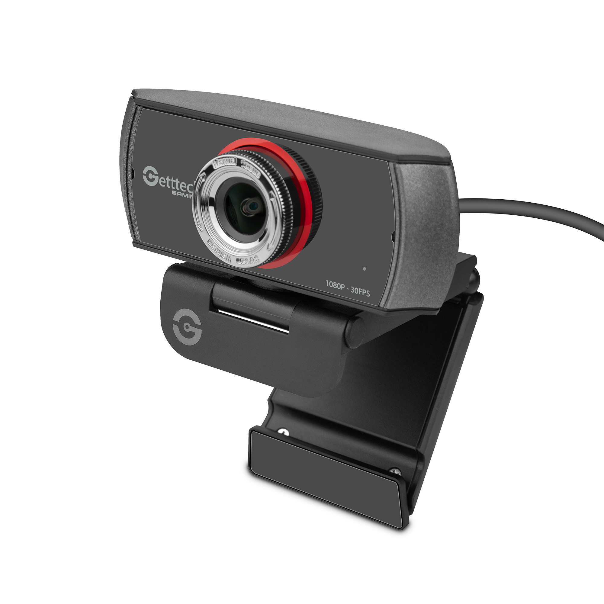 Foto 8 | Camara Para Streaming Getttech Gpw-fhdmf-g1 Full Hd 1080p A 30 Fps 100° Balance Automatizado 2 Micrófonos Sin Ruid