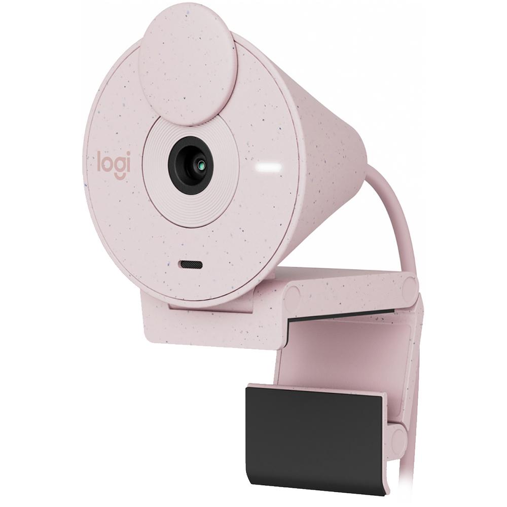 Foto 2 pulgar | Webcam Logitech Brio 300 Full Hd 1080p Usb-c Microfono Integrado Rosa