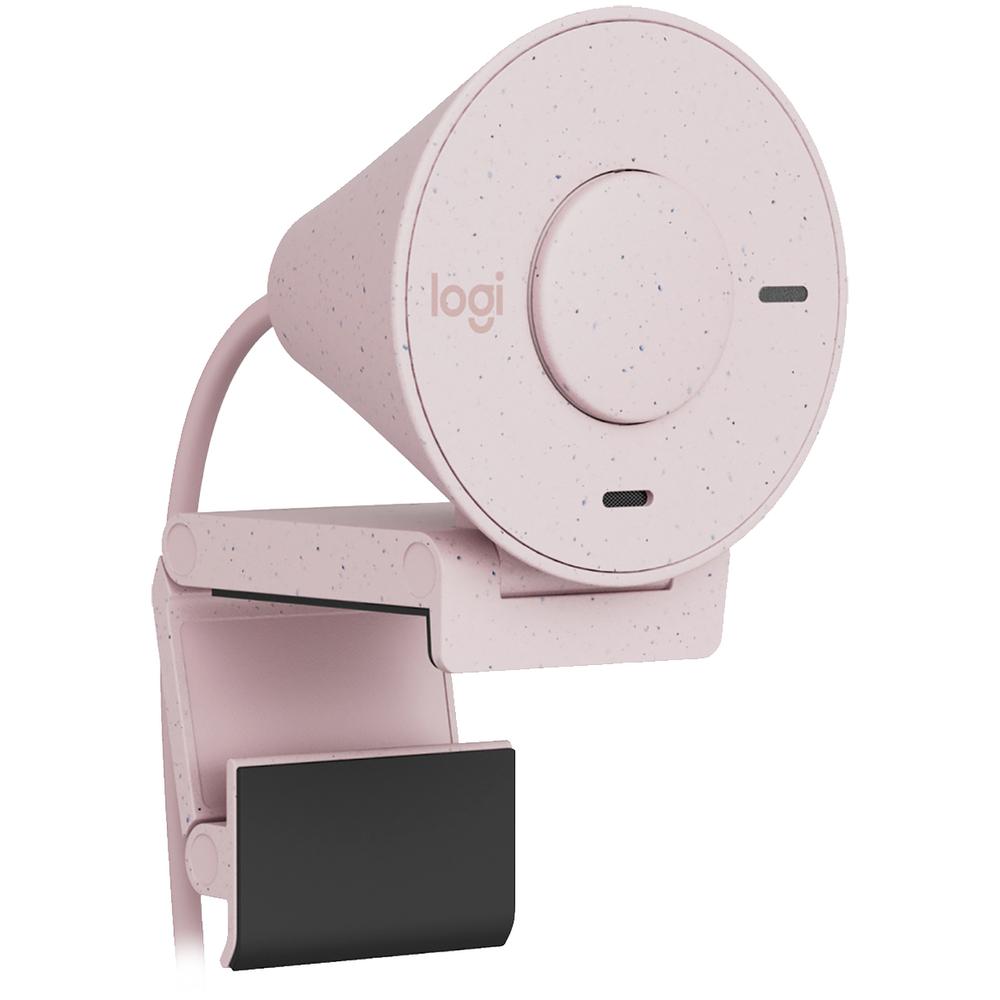 Foto 3 pulgar | Webcam Logitech Brio 300 Full Hd 1080p Usb-c Microfono Integrado Rosa