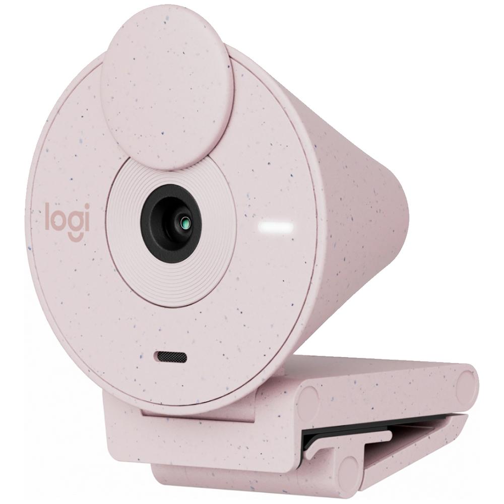 Foto 4 pulgar | Webcam Logitech Brio 300 Full Hd 1080p Usb-c Microfono Integrado Rosa