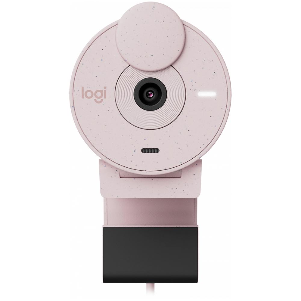 Foto 6 pulgar | Webcam Logitech Brio 300 Full Hd 1080p Usb-c Microfono Integrado Rosa