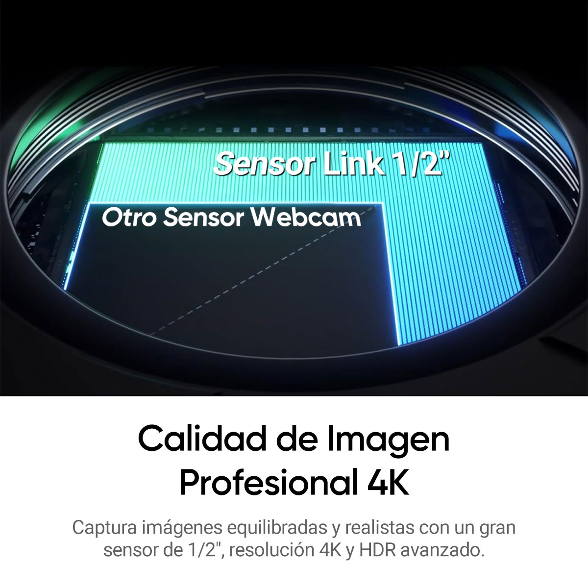 Foto 3 pulgar | Cámara Web Insta360 Link 2C 4K para PC y Mac con Encuadre Automático