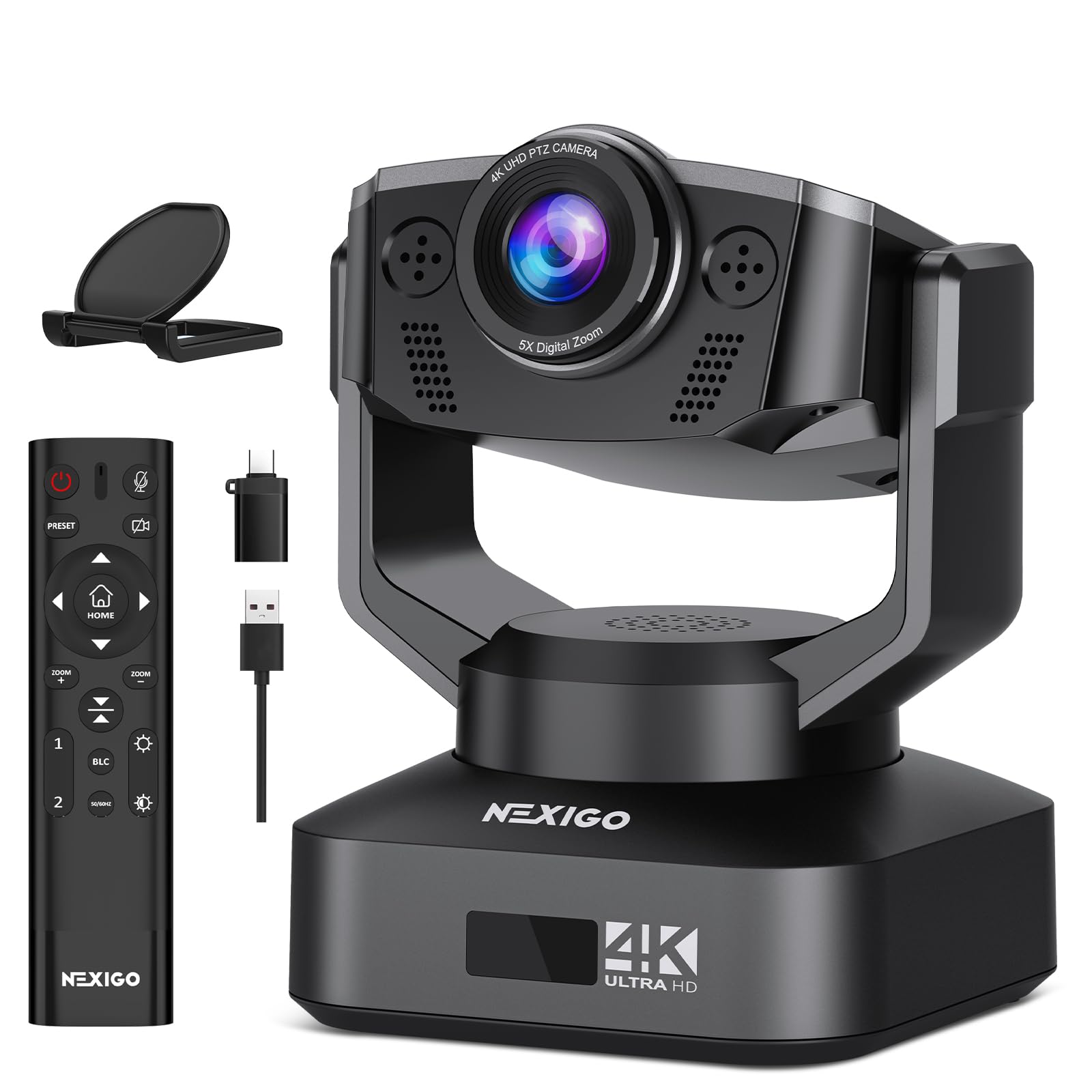 Cámara Web Nexigo Zoom Certificada N990 (gen 2) 4k Ptz Con Micrófono - Venta Internacional