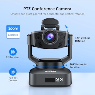 Foto 2 | Cámara Web Nexigo Zoom Certificada N990 (gen 2) 4k Ptz Con Micrófono - Venta Internacional