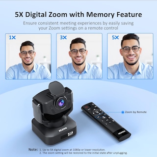 Foto 5 | Cámara Web Nexigo Zoom Certificada N990 (gen 2) 4k Ptz Con Micrófono - Venta Internacional