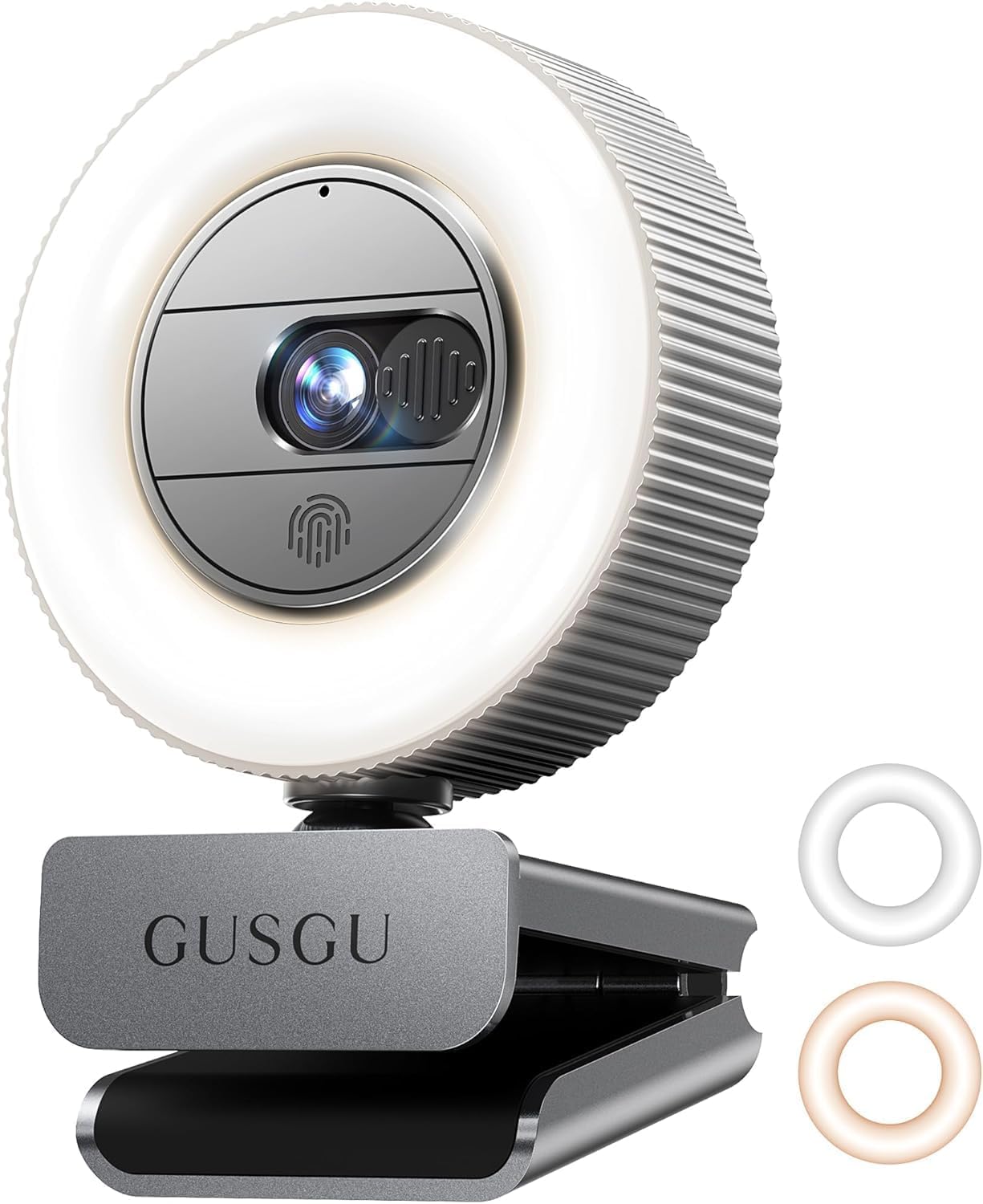 Foto 1 | Cámara Web Gusgu G910 2.5k Quad Hd Para Pc Con Micrófono, Luz Y Cubierta - Venta Internacional.