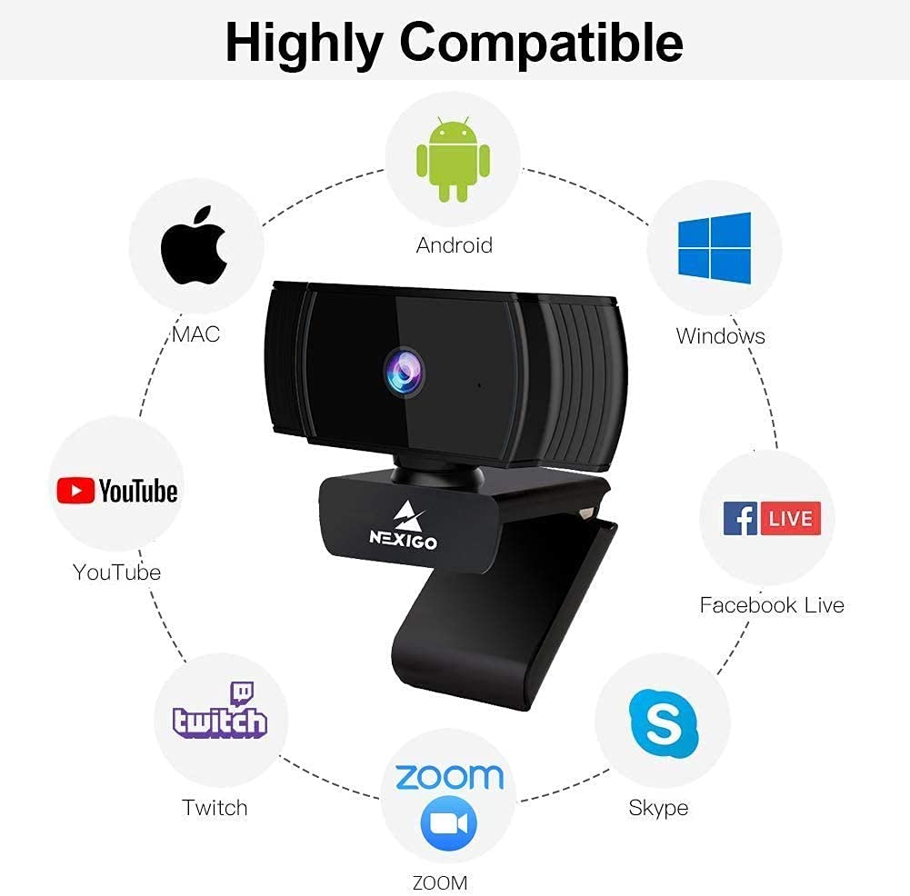 Foto 6 pulgar | Cámara Web Nexigo N930af Con Micrófono 1080p Hd Usb Para Escritorio - Venta Internacional.