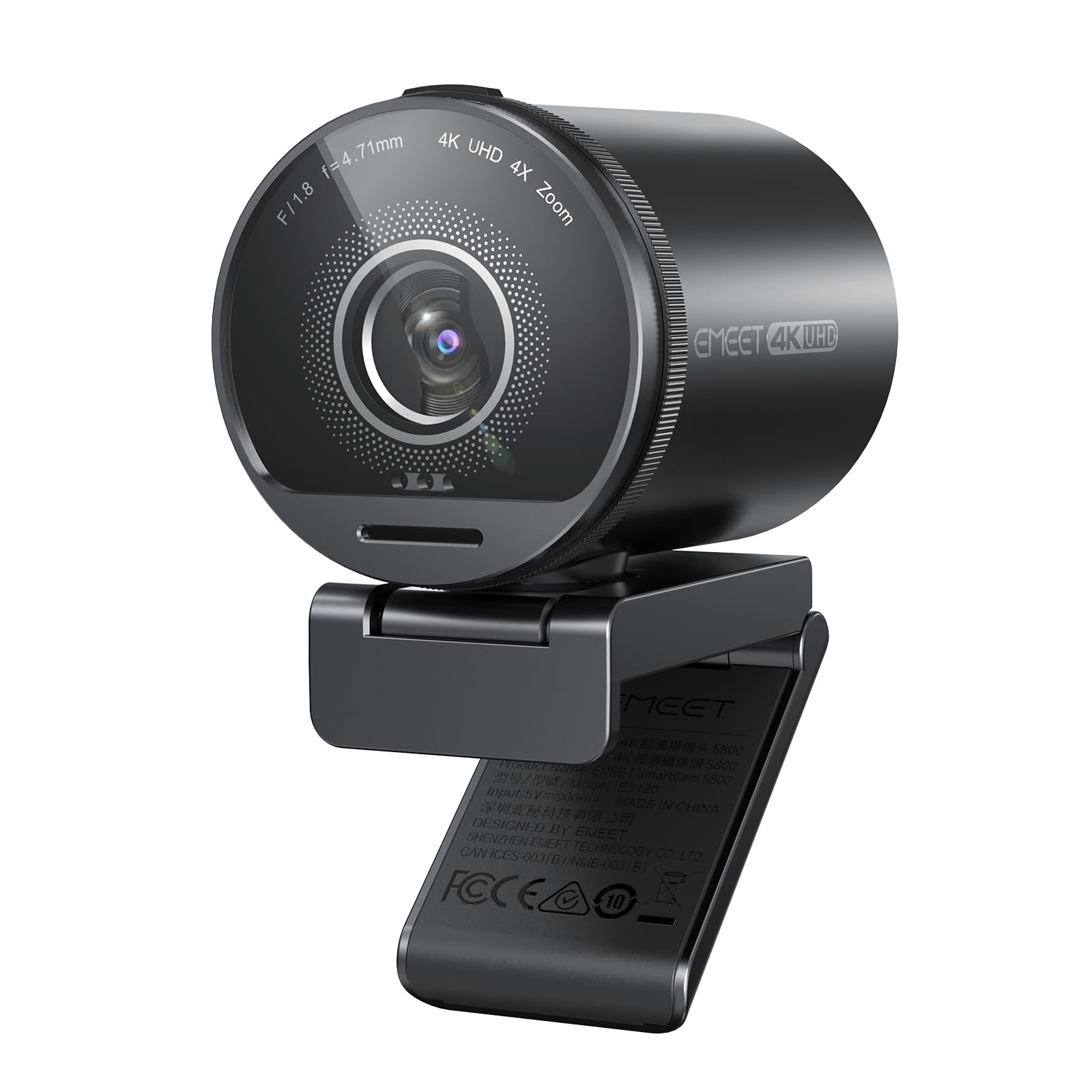 Cámara Web Emeet Smartcam S800-4k Para Streaming 1080p @60fps - Venta Internacional.