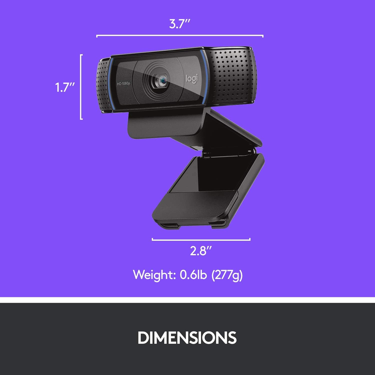 Foto 4 pulgar | Cámara Web Logitech C920E/C920 HD Full HD 1080p de Video Negra - Venta Internacional