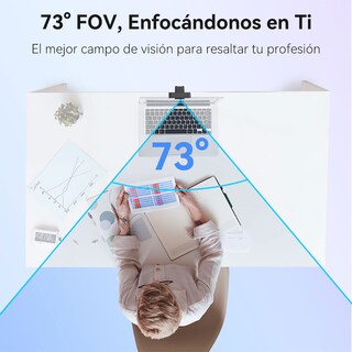 Foto 5 | Cámara Web Emeet C60e Af 1080p Ángulo De Visión De 73° Cancelación De Ruido