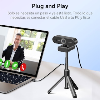 Foto 6 | Cámara Web Emeet C60e Af 1080p Ángulo De Visión De 73° Cancelación De Ruido