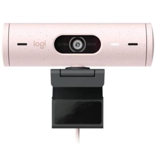 Foto 1 | Cámara Web Logitech Brio 500 Fhd Resolución 1080p Corrección Iluminación Encuadre Automático Color Rosa