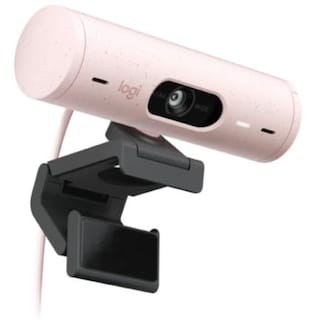 Foto 2 | Cámara Web Logitech Brio 500 Fhd Resolución 1080p Corrección Iluminación Encuadre Automático Color Rosa