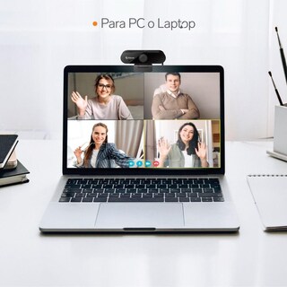Foto 3 | Webcam Usb Full Hd Con Doble Micrófono