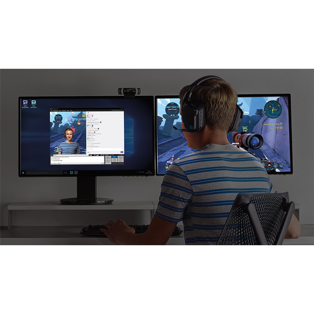 Foto 2 | Cámara Web Logitech 1080p Pro Stream Para Transmisión De Vídeo Hd - Venta Internacional.