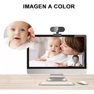 Foto 3 | Cámara Web Usb Full Hd 1080p Con Micrófono Transmisión En Vivo Eo Safe Imports Esi-12543-1 Negro