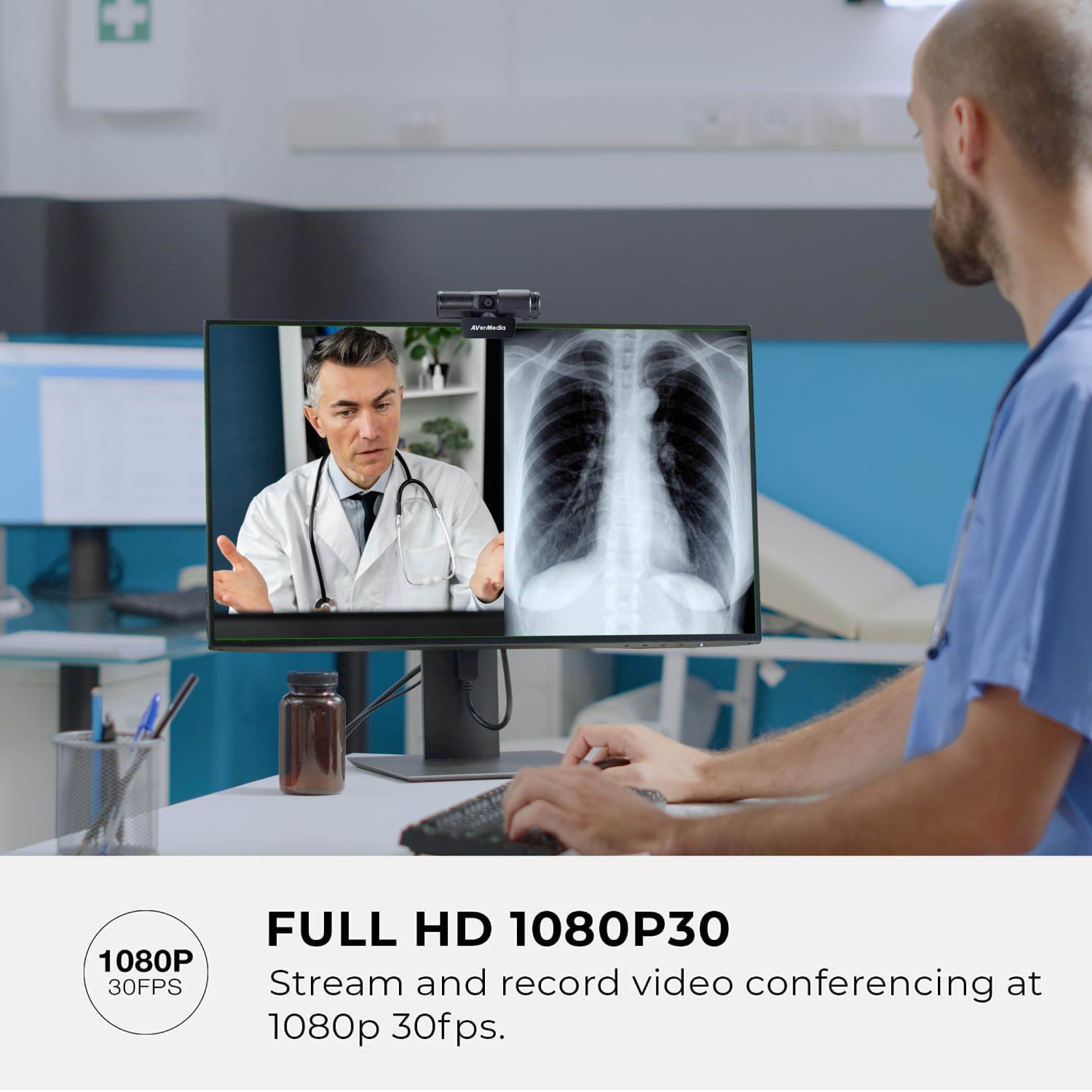 Foto 5 pulgar | Cámara Web Avermedia Live Streamer Cam 313 Full Hd 1080p - Venta Internacional.