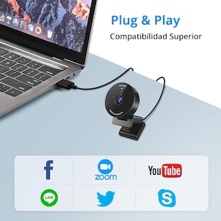 Foto 8 | Cámara Web Emeet C950 1080p Micrófono Con Cancelación De Ruido