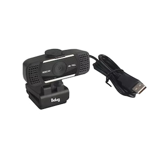 Foto 1 | Cámara Web Belug, Full Hd 1080p Usb Con Micrófono Y Trípode, Negro
