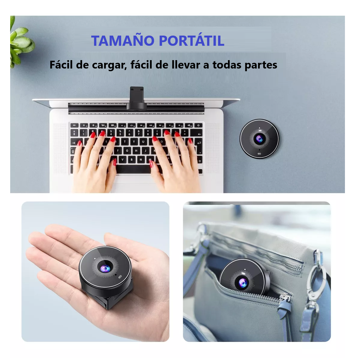 Foto 3 pulgar | Cámara Web 1080p Full Hd Con 2 Micrófonos Usb Eo Safe Imports Esi-12547-1 Negro