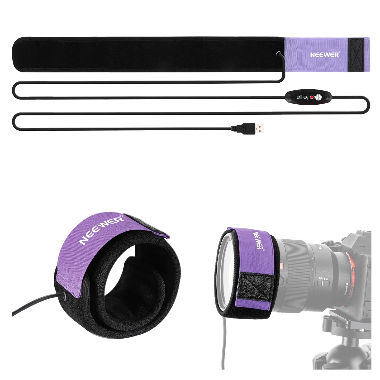 Foto 1 | Calentador De Lente Usb Neewer Hw-29 Para Lente De Cámara Réflex Digital De 16 Cm - Venta Internacional.