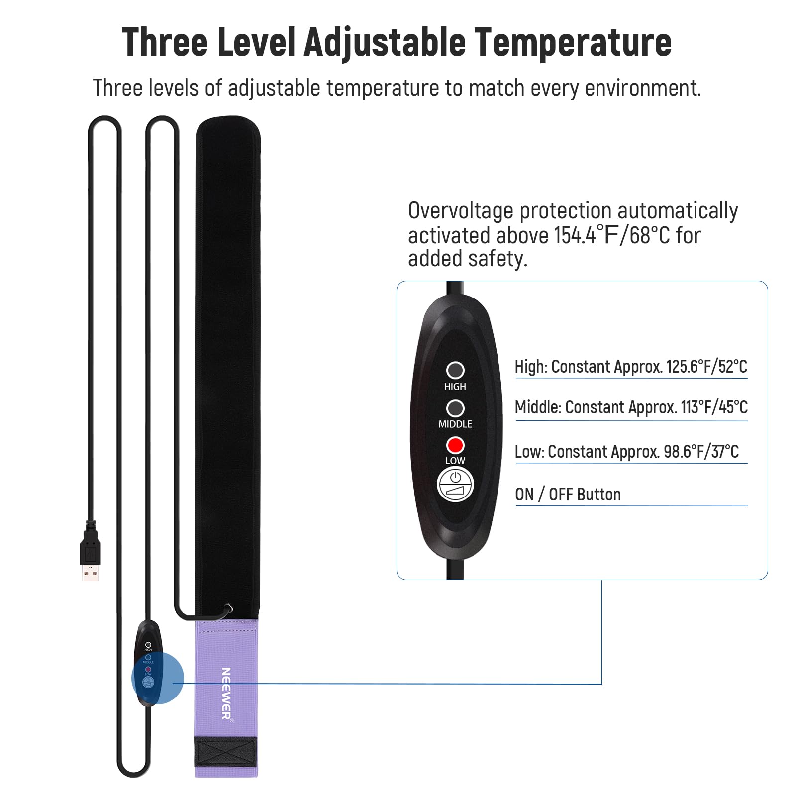 Foto 5 pulgar | Calentador De Lente Usb Neewer Hw-29 Para Lente De Cámara Réflex Digital De 16 Cm - Venta Internacional.
