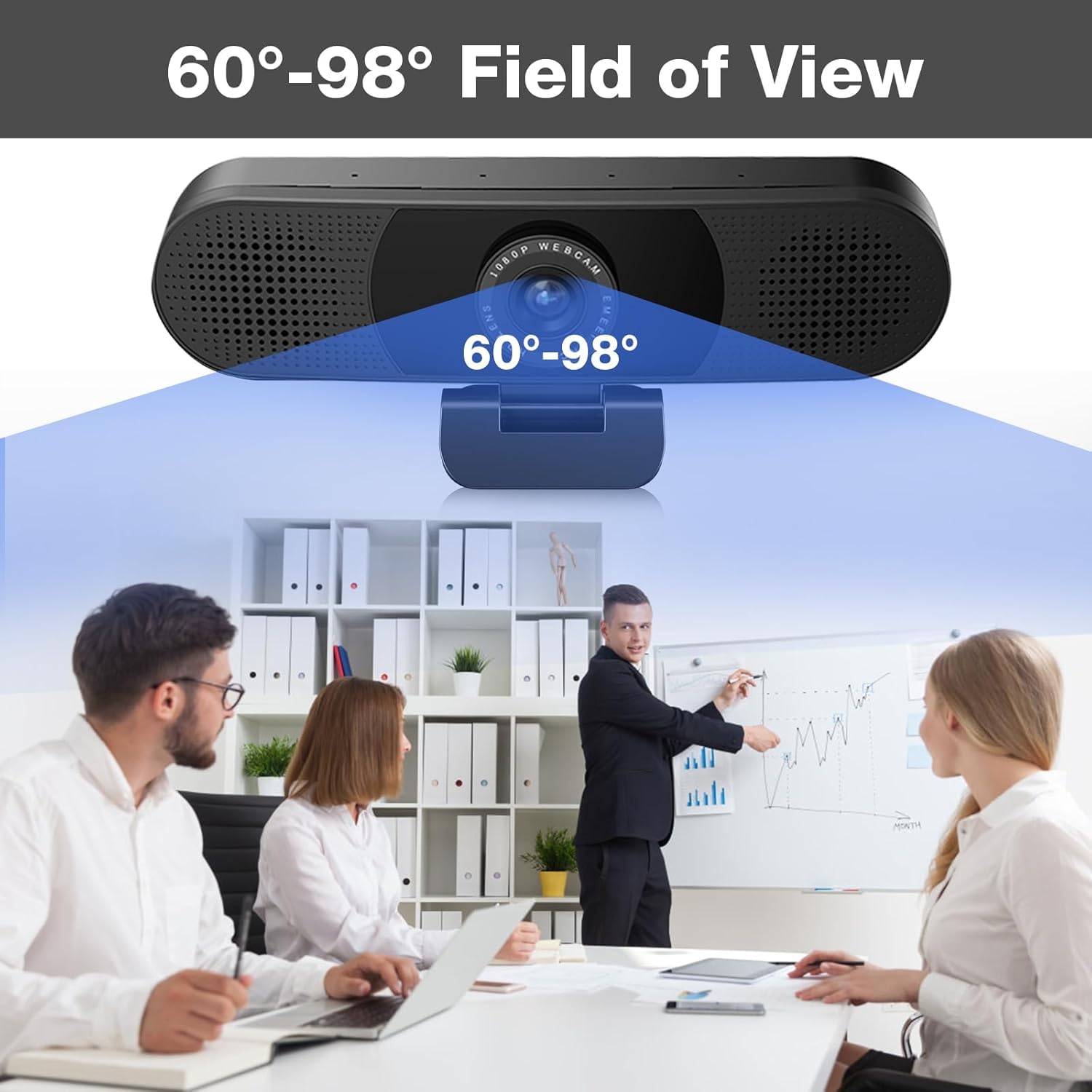 Foto 5 | Cámara Web Emeet C980 Pro 1080p Con Micrófono Y Altavoces - Venta Internacional.