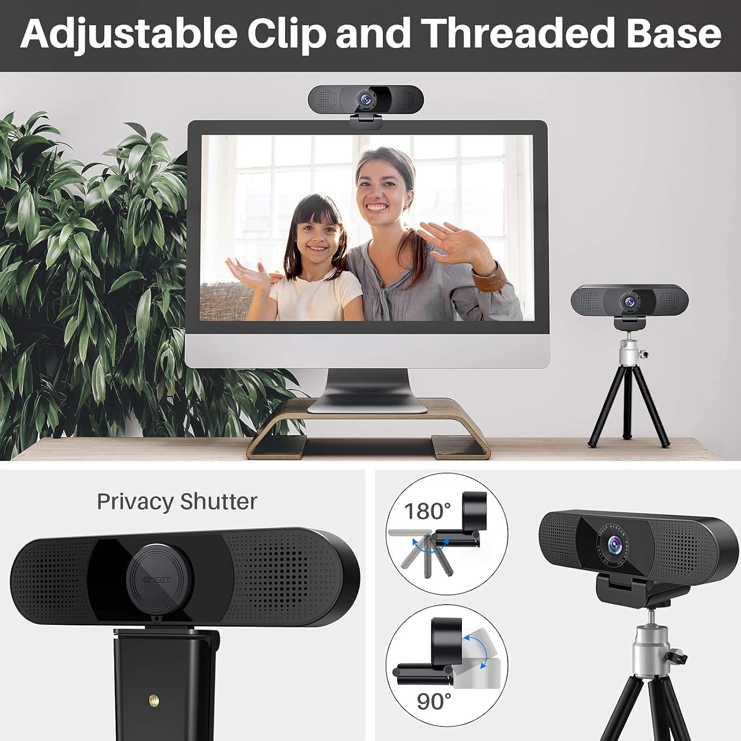 Foto 7 | Cámara Web Emeet C980 Pro 1080p Con Micrófono Y Altavoces - Venta Internacional.