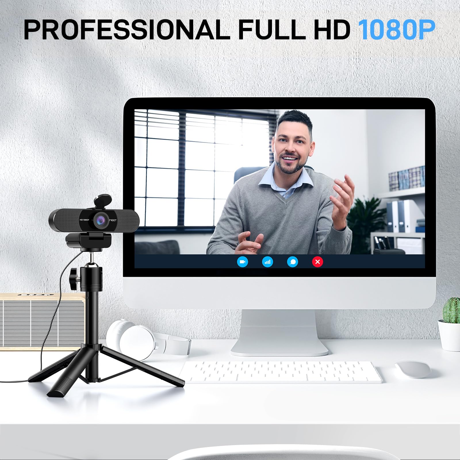 Foto 5 | Cámara Web Emeet C960 1080p Con Micrófono Y Trípode - Venta Internacional.
