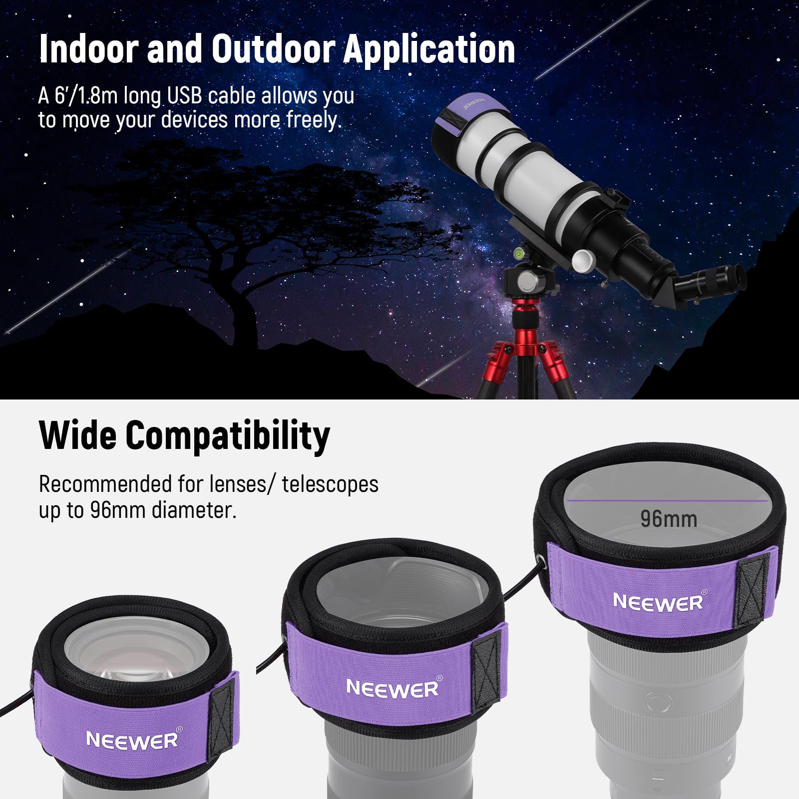 Foto 6 pulgar | Calentador De Lente Usb Neewer Hw-28 Para Cámara Réflex Digital Con Lente Telescópica - Venta Internacional.