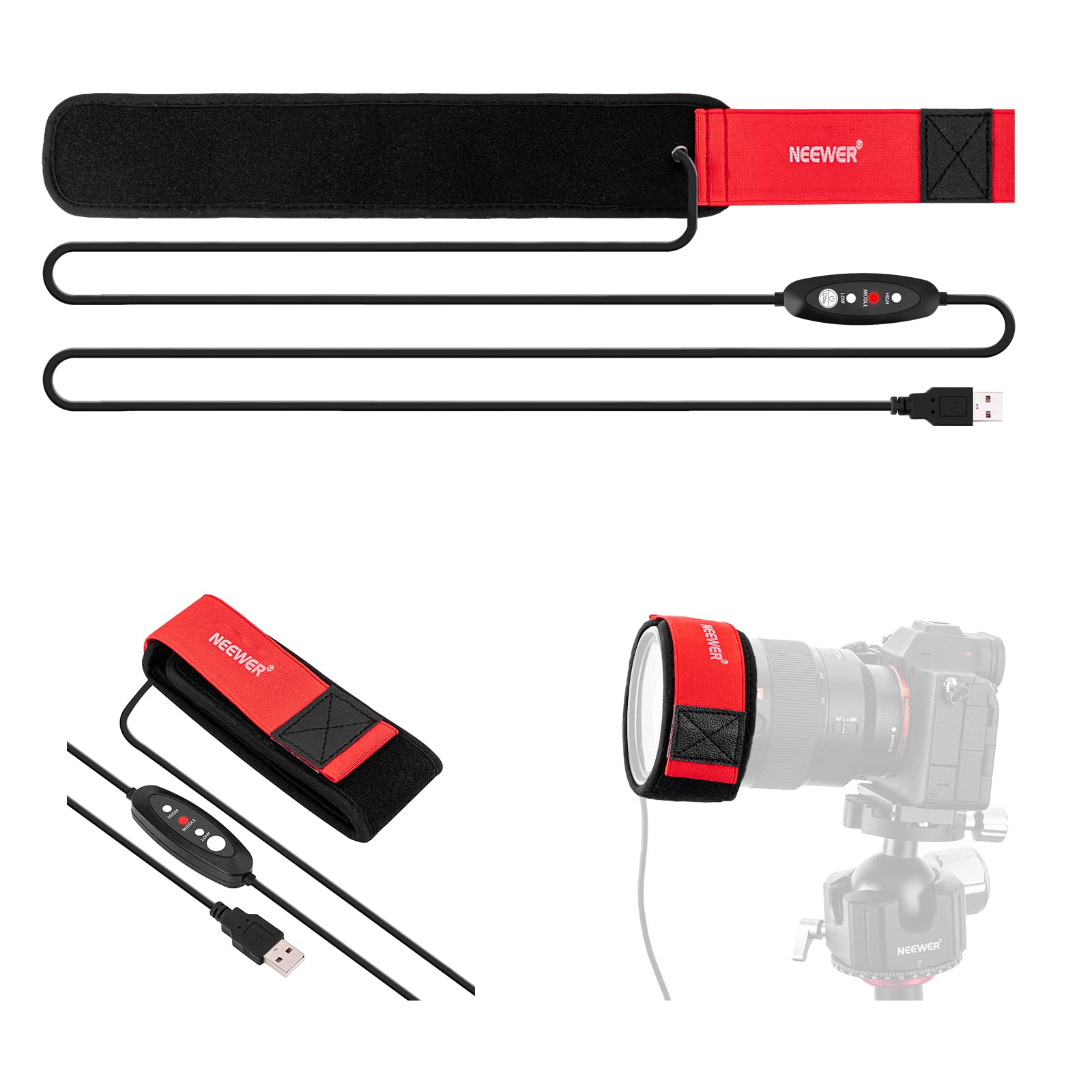 Foto 1 | Calentador De Lentes Neewer Usb 12/300 Mm Para Cámara Réflex Digital Y Telescopio - Venta Internacional.