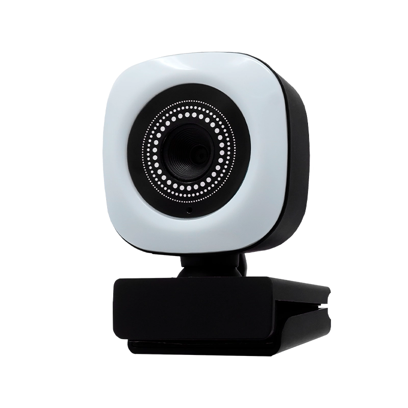 Foto 2 | Webcam Naceb Na-0958 1080p 30fps Con Microfono Luz Led Usb 2.0