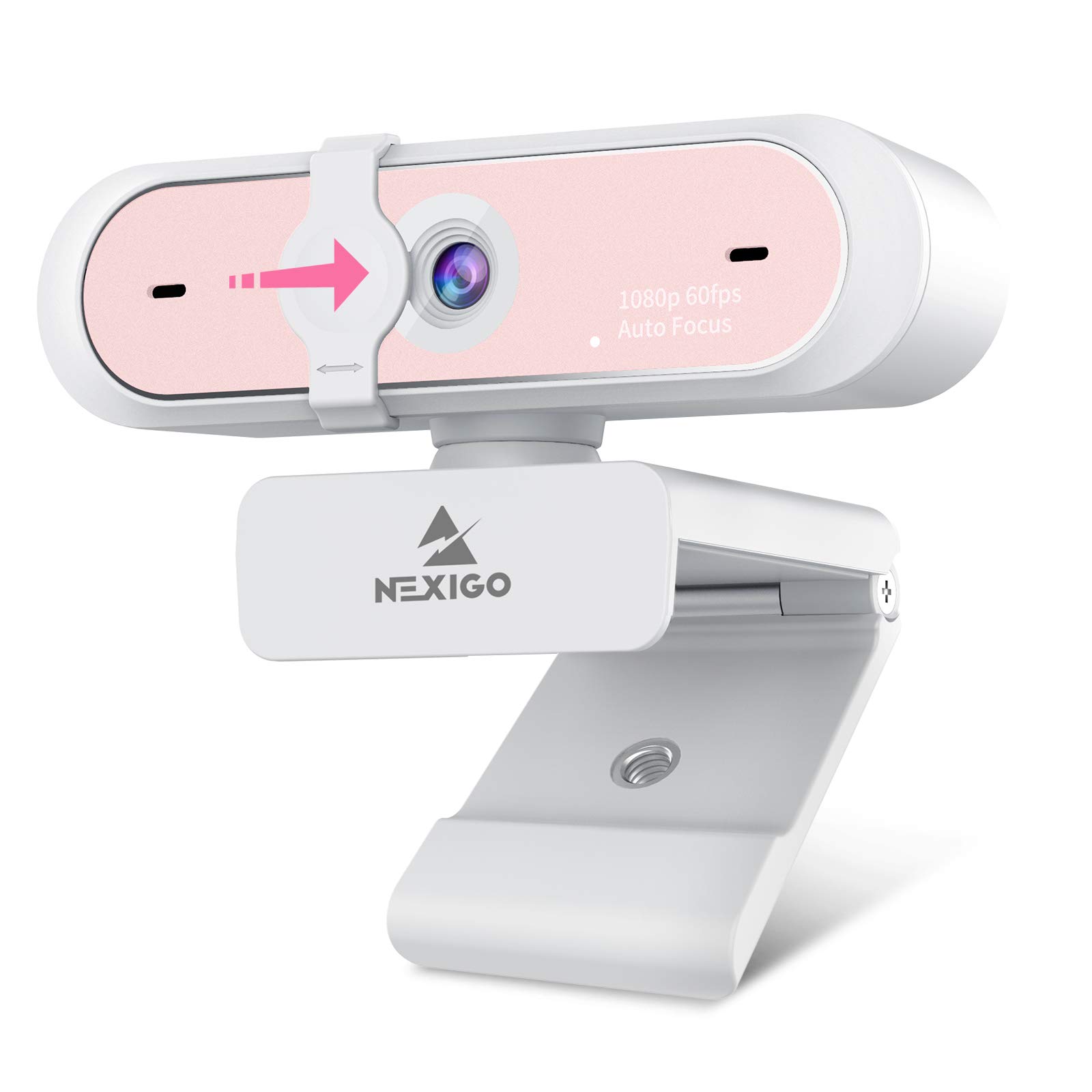 Cámara Web Nexigo N660p 1080p 60 Fps Con Control De Software Rosa - Venta Internacional.