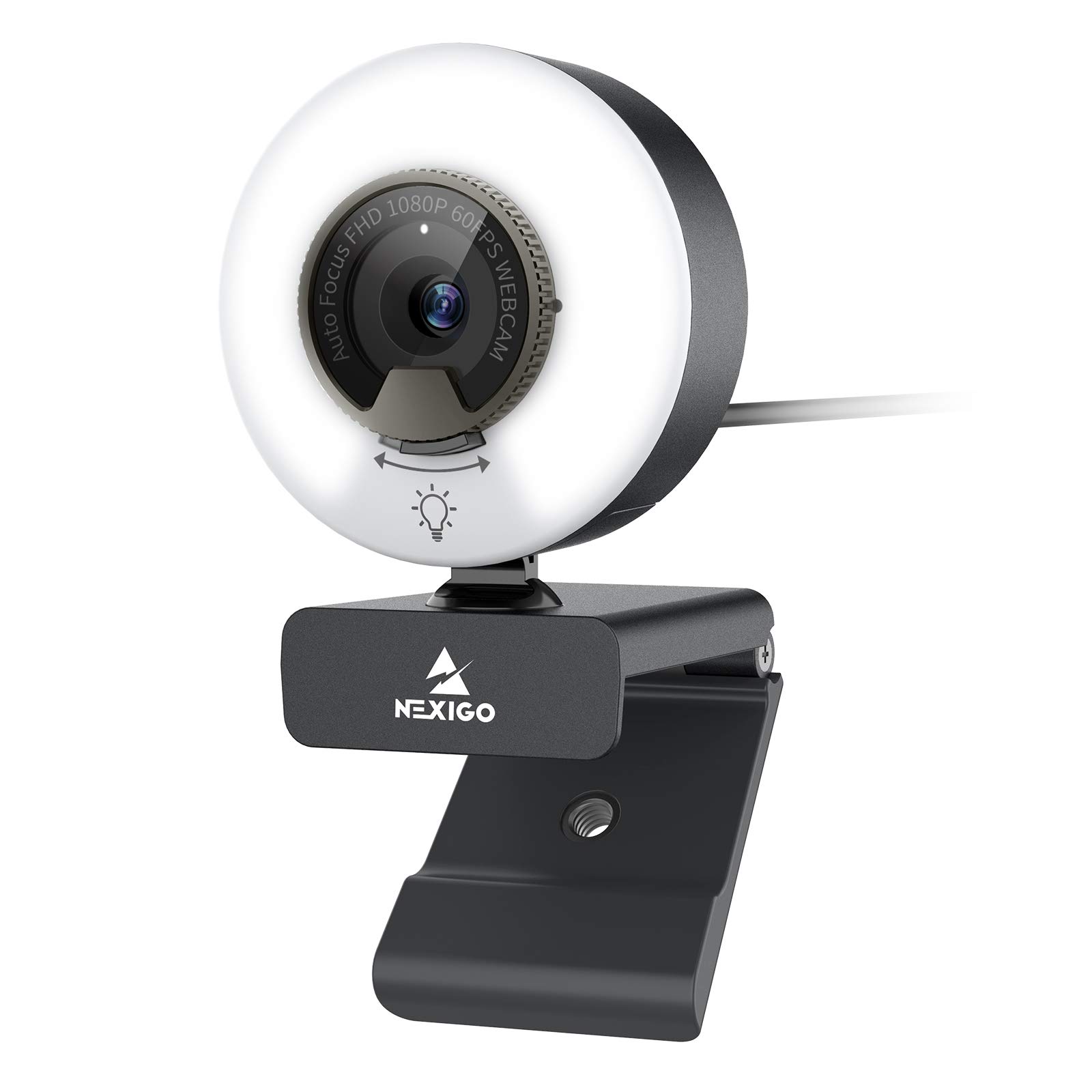 Cámara Web Nexigo N960e 1080p 60 Fps Con Luz  Cubierta De Privacidad - Venta Internacional.
