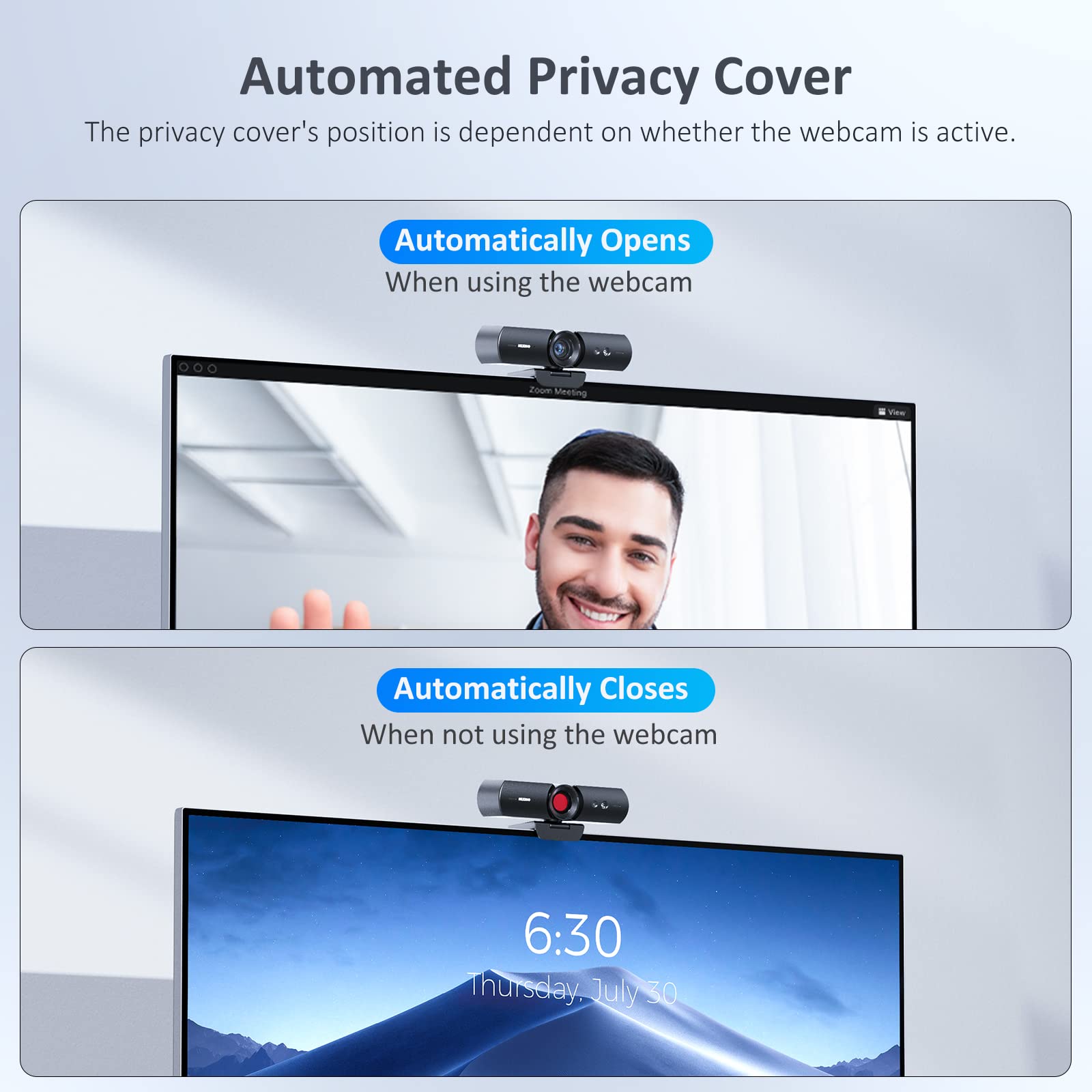 Foto 4 pulgar | Cámara Web Nexigo Hellocam 1080p Con Windows Hello - Venta Internacional.