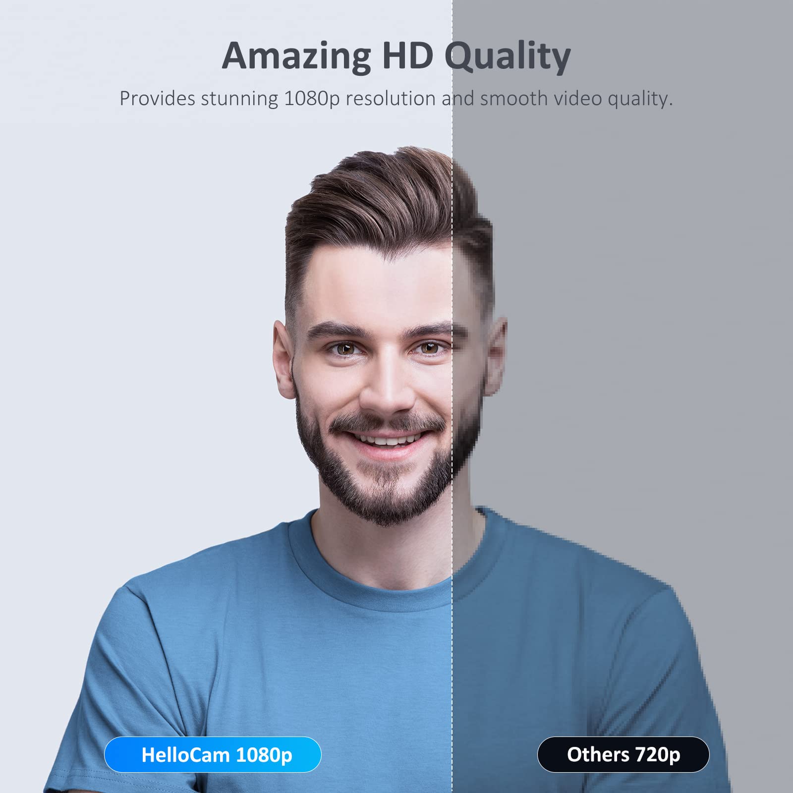 Foto 6 pulgar | Cámara Web Nexigo Hellocam 1080p Con Windows Hello - Venta Internacional.