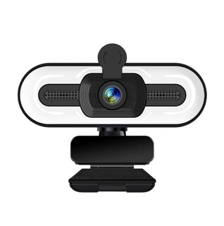 Foto 1 | Xtellar Cámara Web 4k Ultra Hd Con Trípode Y Luz Led Ajustable Para Streaming Y Video Conferencias