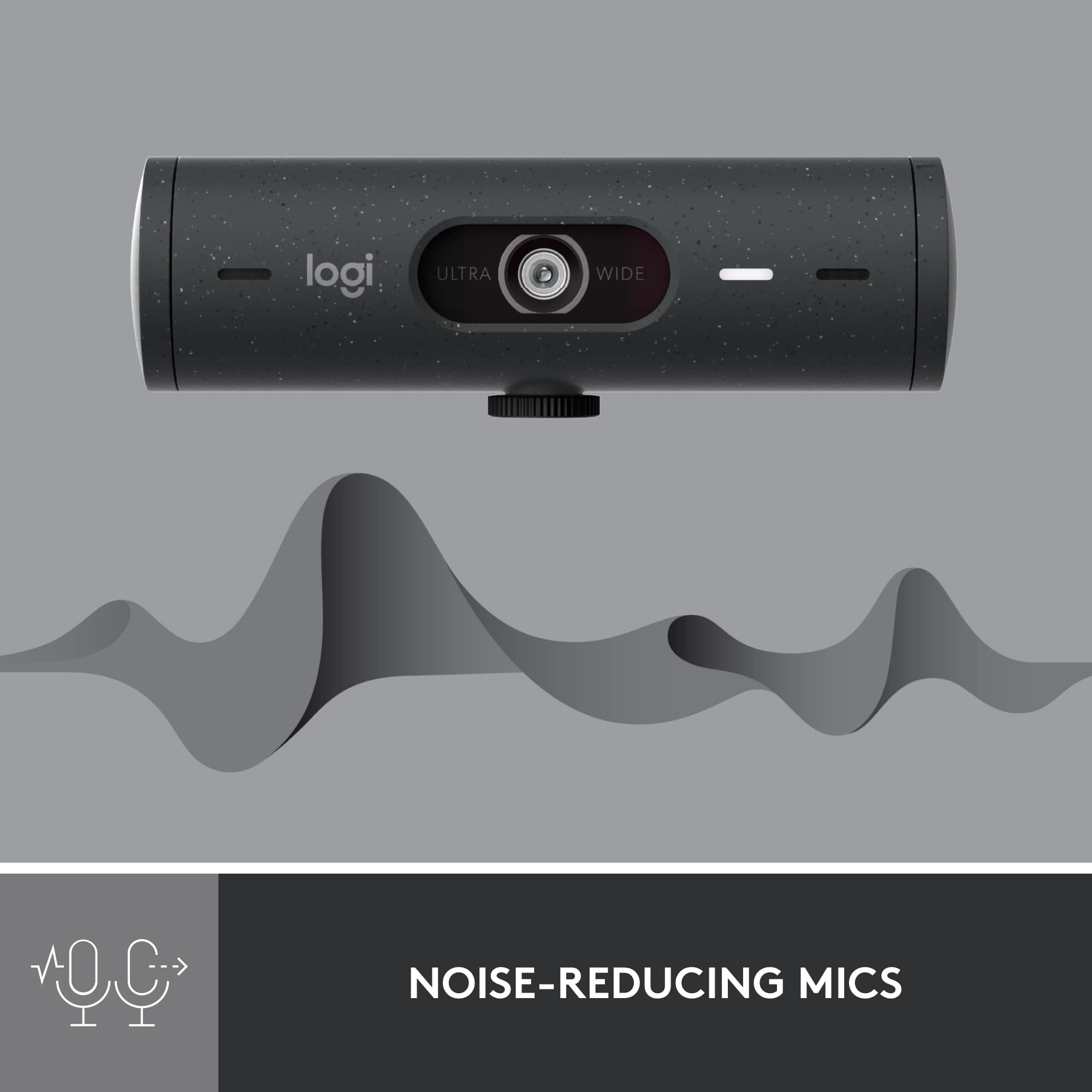 Foto 4 | Reacondicionado Cámara Web Logitech Brio 500 De 4 Mp  1080p  Usb-c  Color Grafito  Renovada - Venta Internacional.
